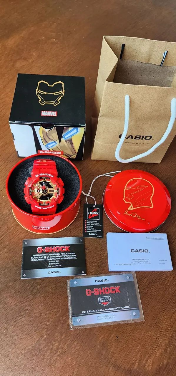 Relógio G-Shock GA-110 Homem de Ferro 