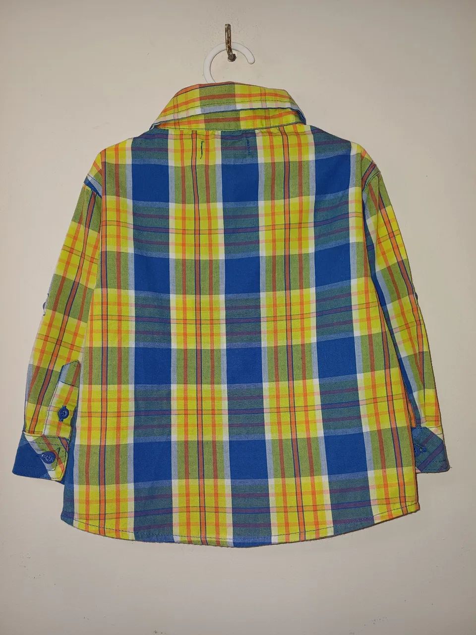 Camisa Xadrez DKNY Infantil semi-nova  - Foto 2