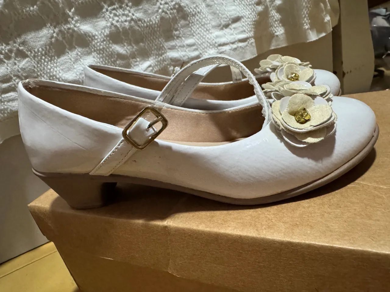Sapato infantil branco - Foto 3