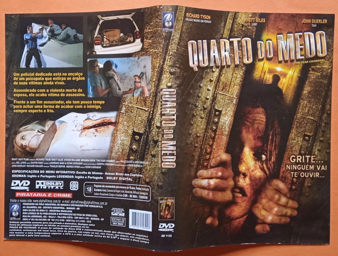 DVD Quarto do Medo - The Fear Chamber - Foto 3