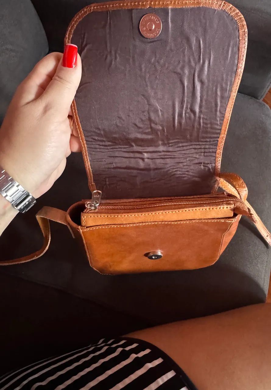 Bolsa de couro - Foto 3