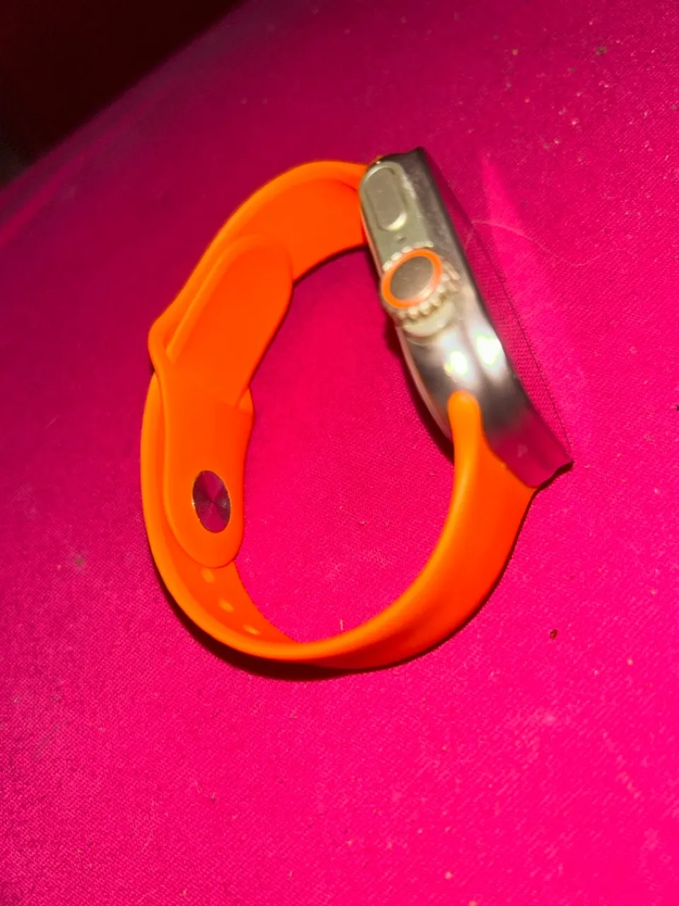 Relógio smart Watch com Pulseira Laranja