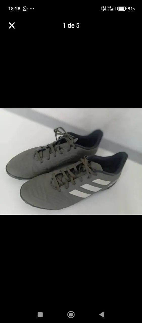 Chuteira society com cravo - Foto 3