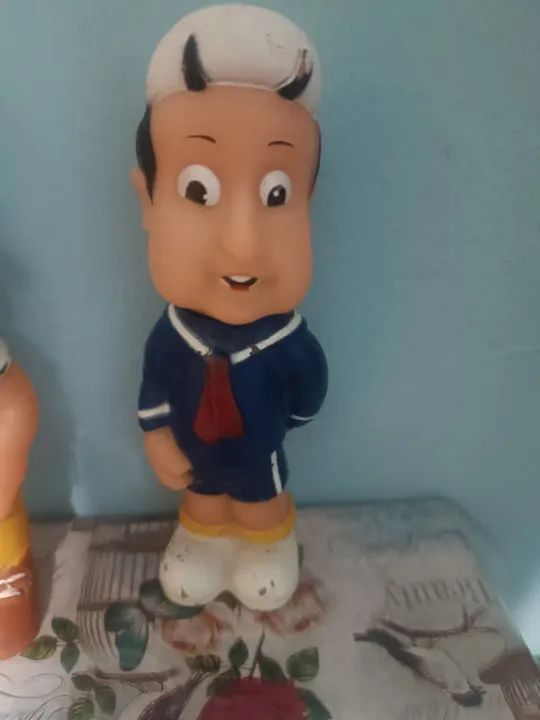 Boneco de borracha vintage KIKO E CHAVES  - Foto 2