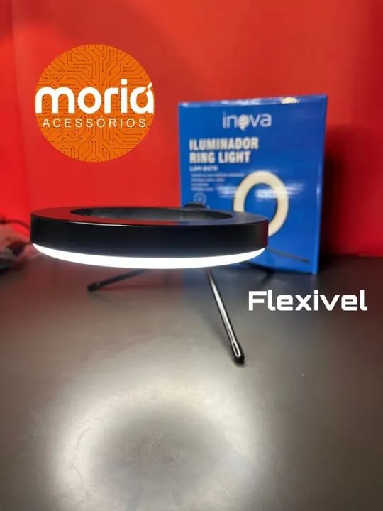 Ring Light Inova 6 Polegadas Led com Tripé de Mesa LAM-8479 - Foto 2