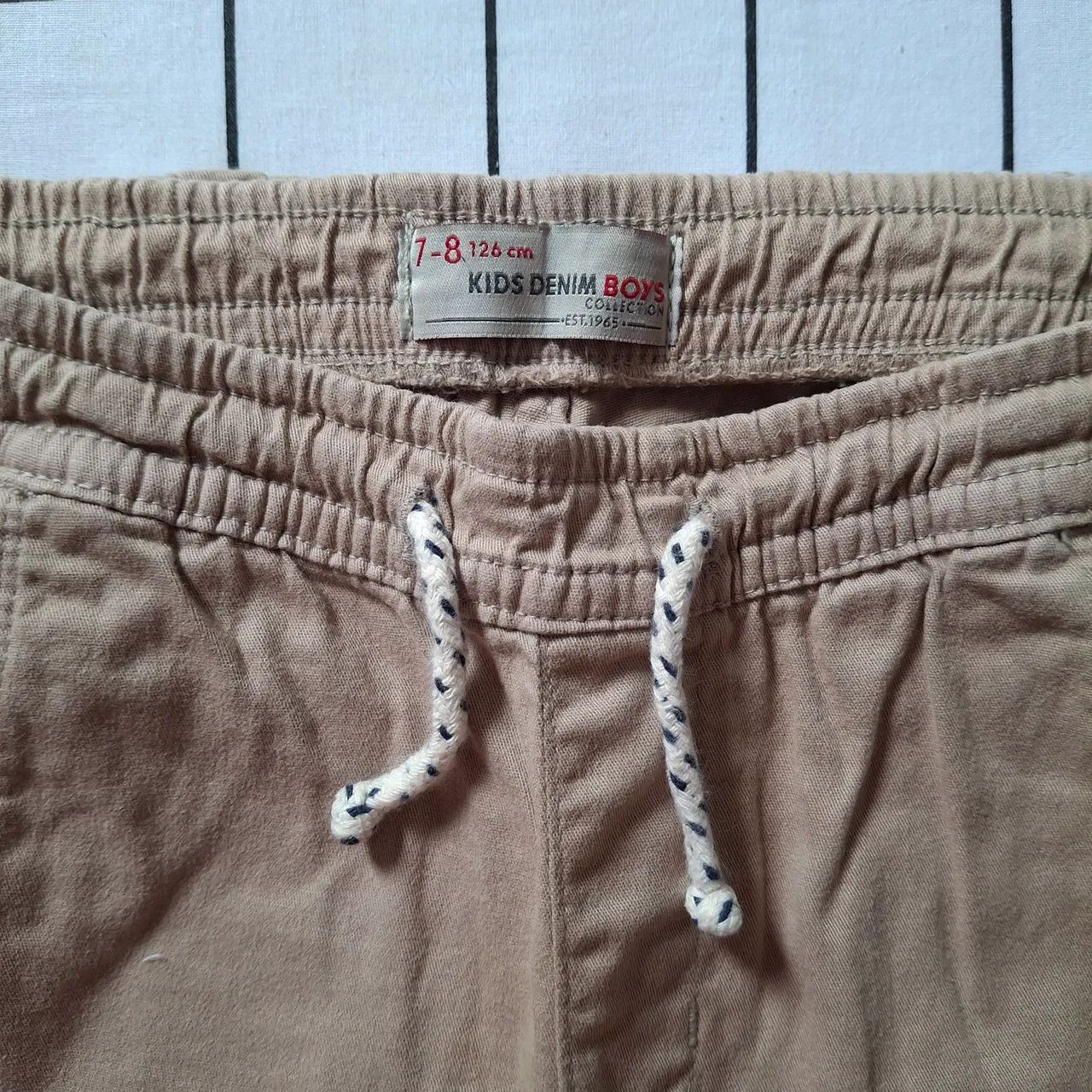 Calça Jogger Infantil com Bolso Cargo - Tam 7-8 - Foto 4