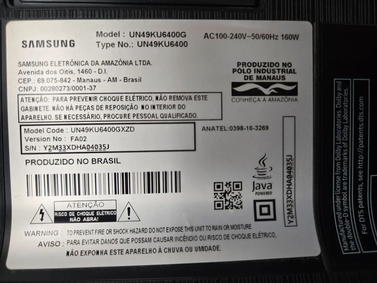 Samsung TV 49 inches 4K Ultra HD64302954983554123