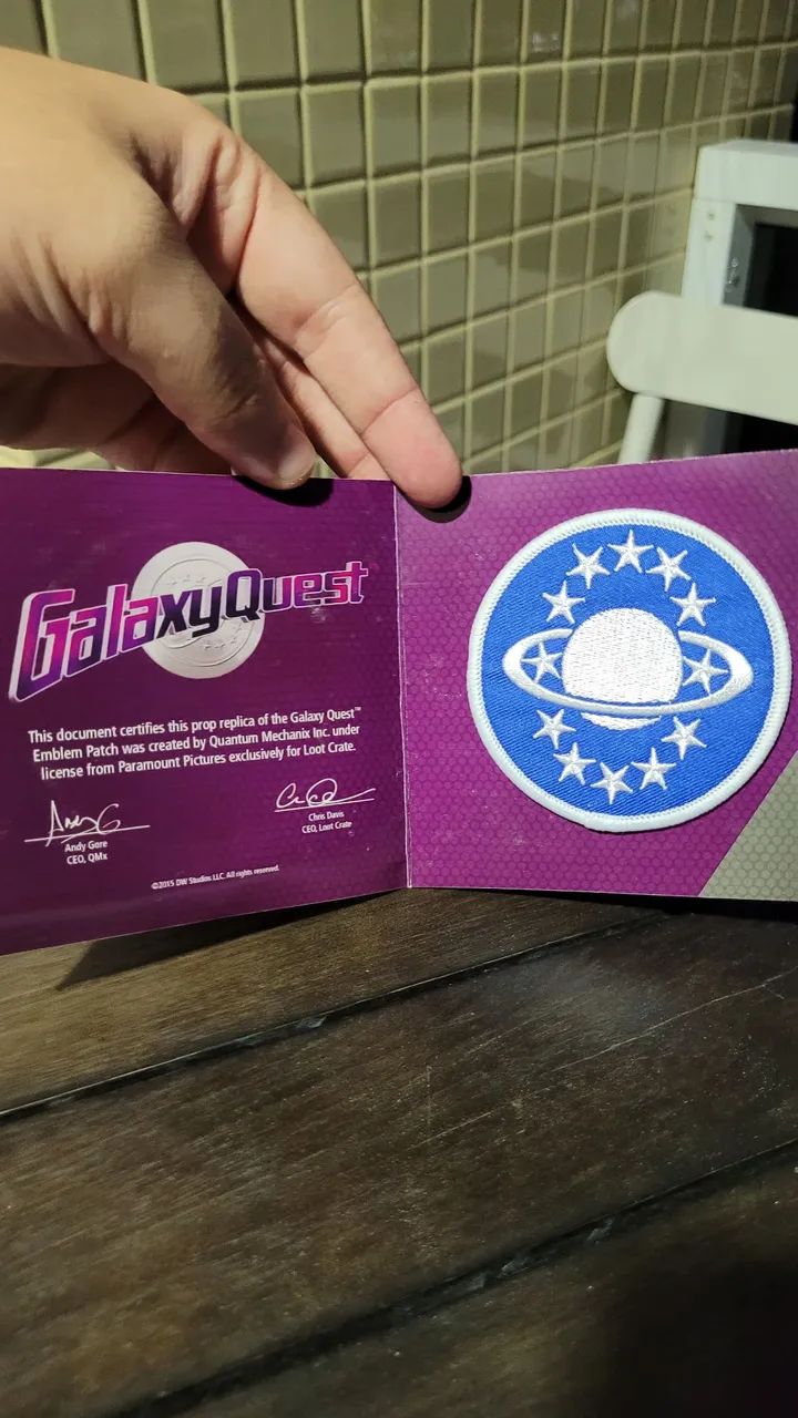 Emblema Patch Galaxy Quest Loot Crate - Foto 2