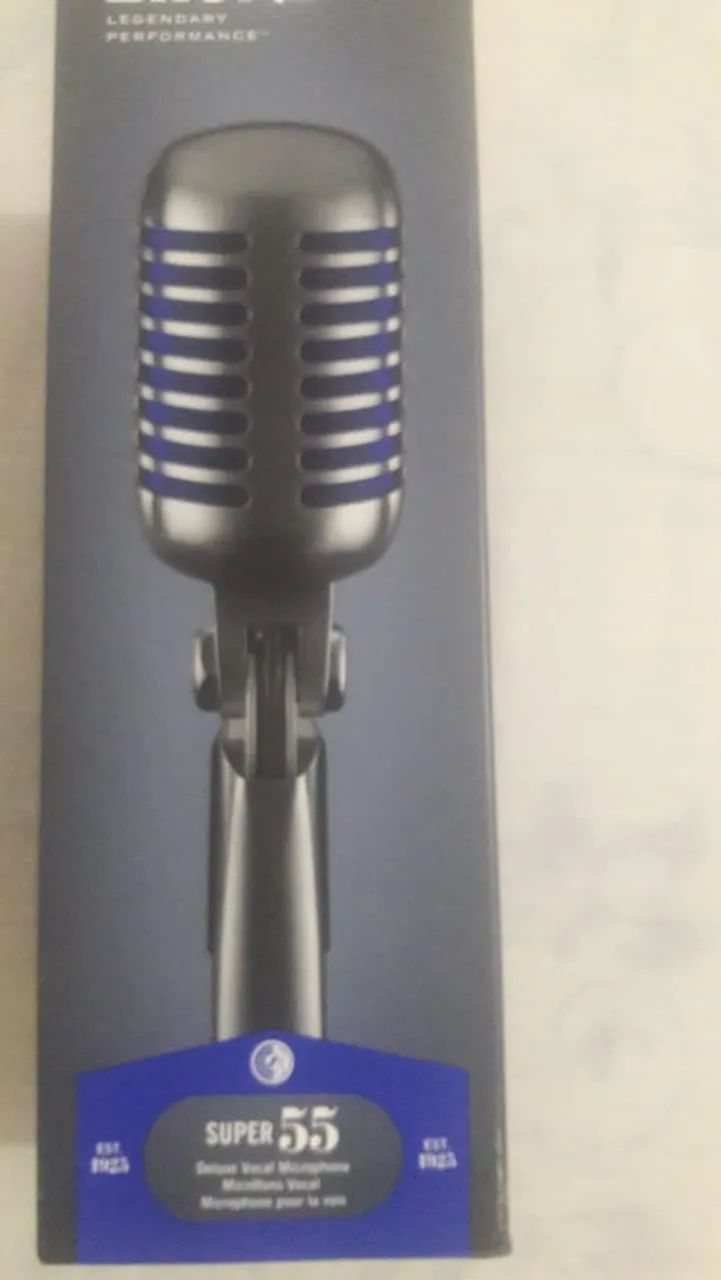 Microfone shure Super 55 Profissional R$ 1345,00 - Foto 3