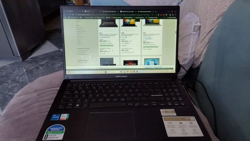 Notebook usado Asus  512 GIGA SSD 8Giga Ram Windows 11 - Foto 3