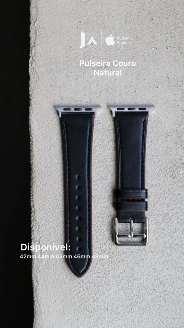 Pulseira Couro 42mm Apple Watch  - Foto 3