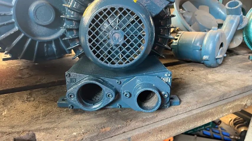 Compressor Radial Turbina de Ar Soprador Ibram motor Weg 2 cv - Foto 4