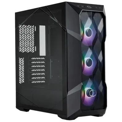 Gabinete Gamer Cooler Master TD500 Mesh V2 + Cooler Fan Cooler Master Sickleflow 120 ARGB