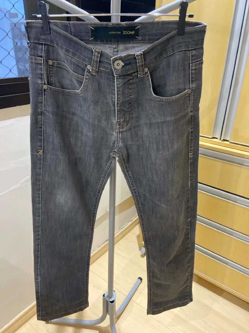 Calça Jeans Cinza Zoomp