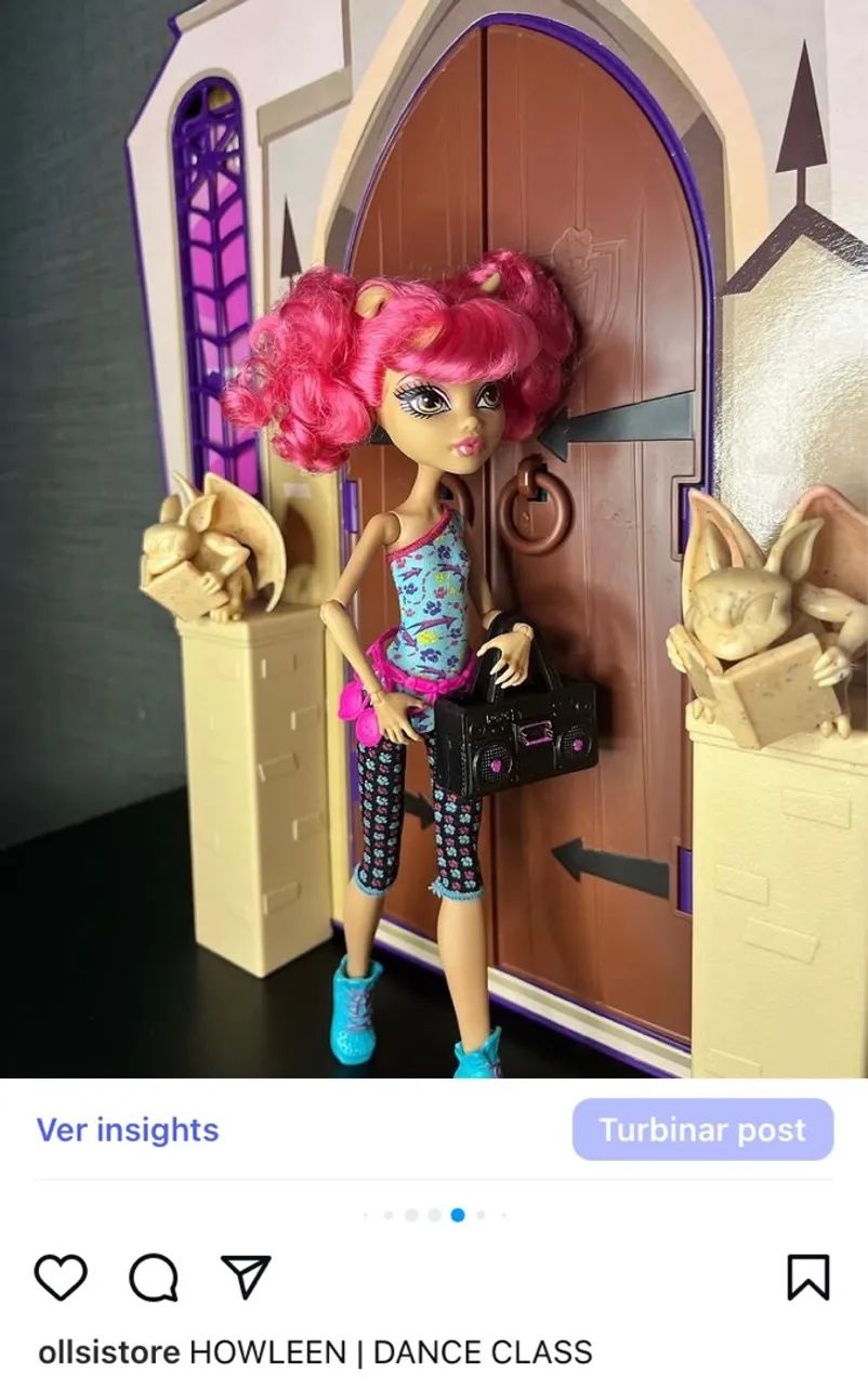 Boneca Monster High Howleen Wolf Dance Class - Foto 4