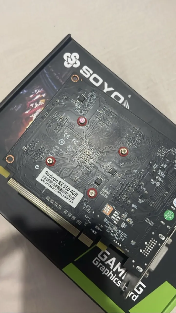 Placa de Vídeo Radeon RX 550 4GB SOYO