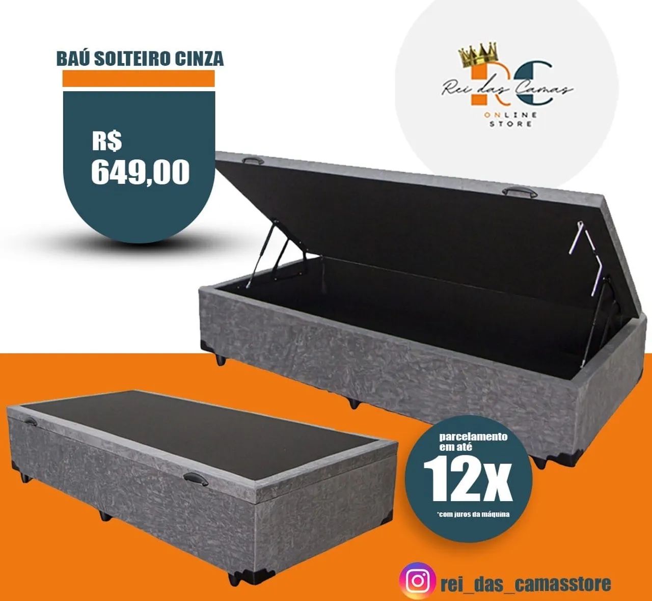Base baú casal e solteiro/ frete grátis 