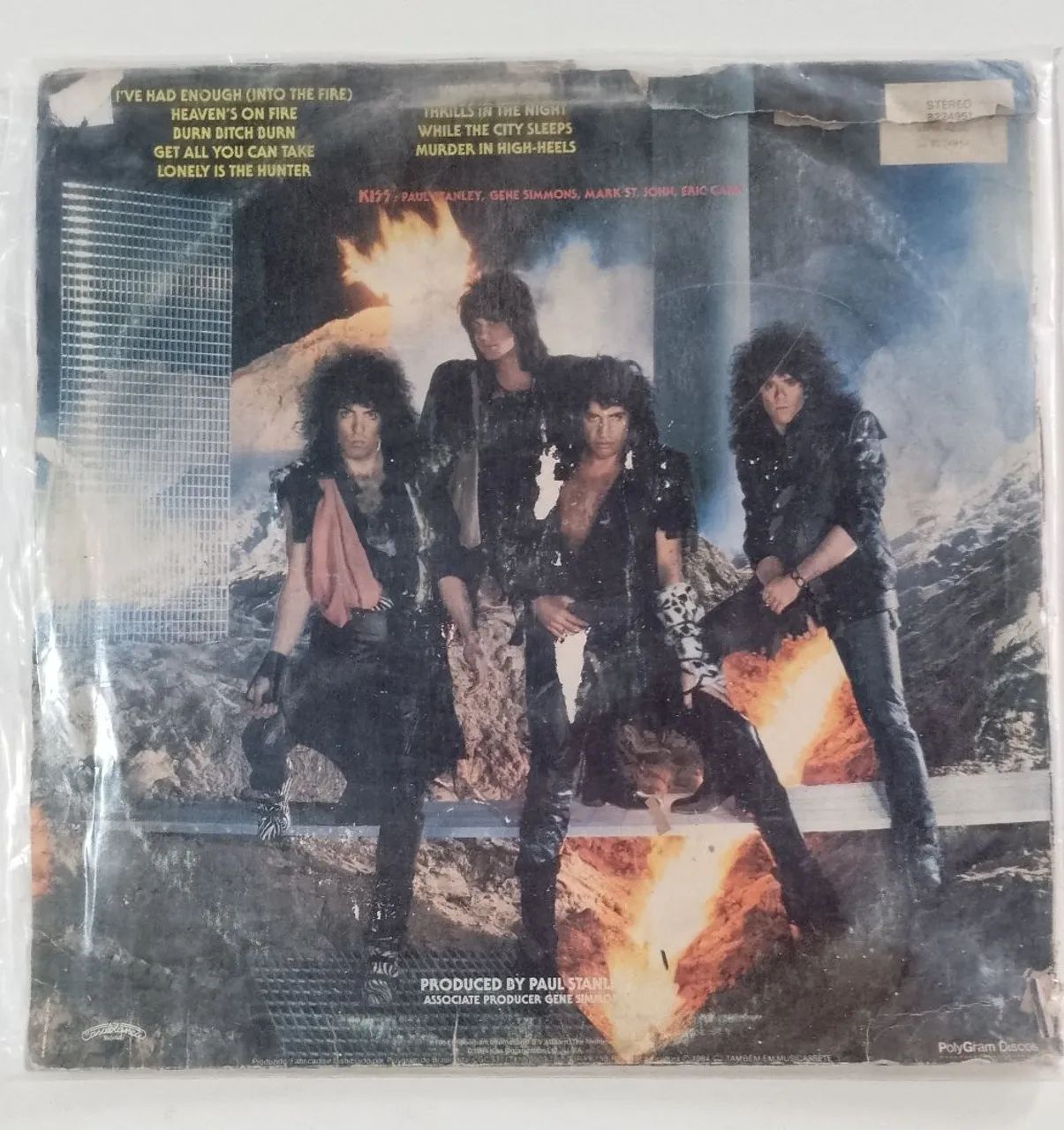 Vende-se LP Kiss Animalize - Foto 3
