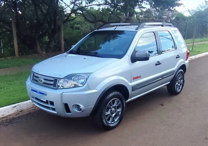 FORD ECOSPORT 1.6 FREESTYLE 8V FLEX 5P MANUAL PRATA 2012 COMPLETO