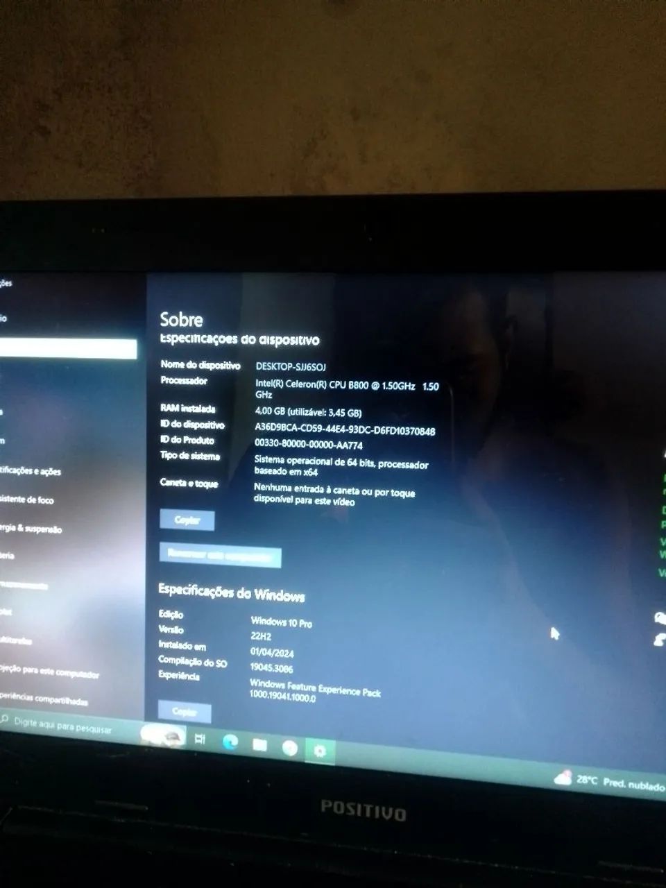 Notebook Positivo HD 500GB 4GB RAM  - Foto 3