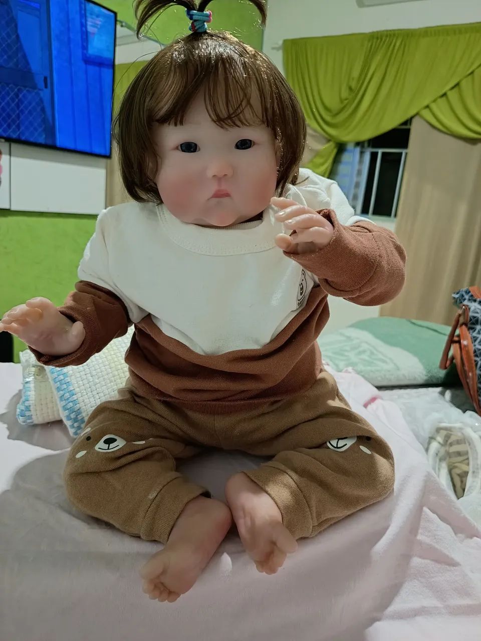 Bebê reborn 50 cm importado novo - Foto 4