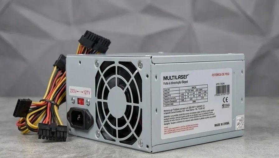Fonte de alimentação PC 200w funcionando perfeitamente 