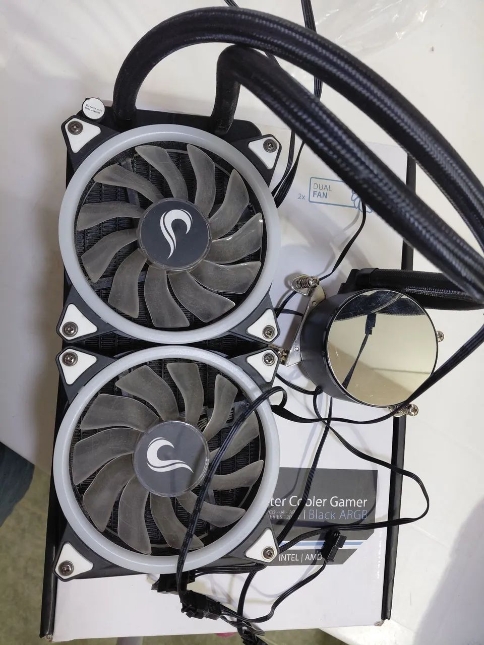 Water cooler rise mode Black argb - Foto 4
