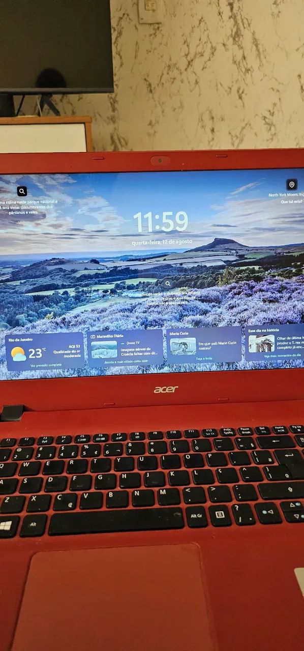 Vendo notebook Acer - Core i3 8gb de ram e SSD 480GB - Office e Windows ativado vitalício 