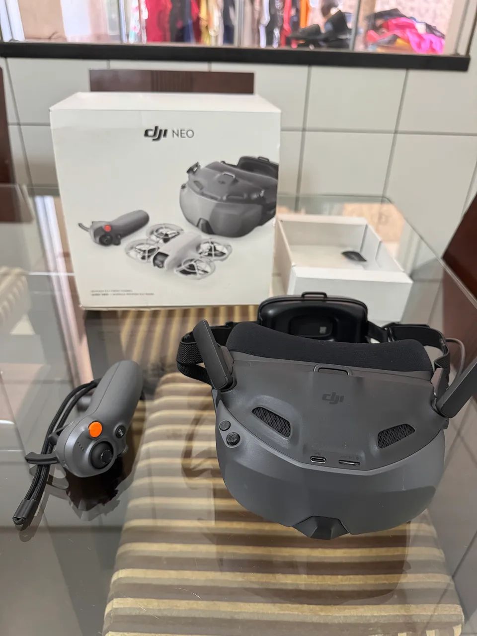 ÓCULOS FPV ORIGINAL DJI GOOGLES N3 + MOTION 3 - IMPECÁVEL  - Foto 2