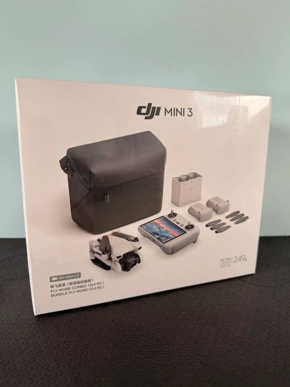Dji mini 3 fly more combo lacrado + nota fiscal 