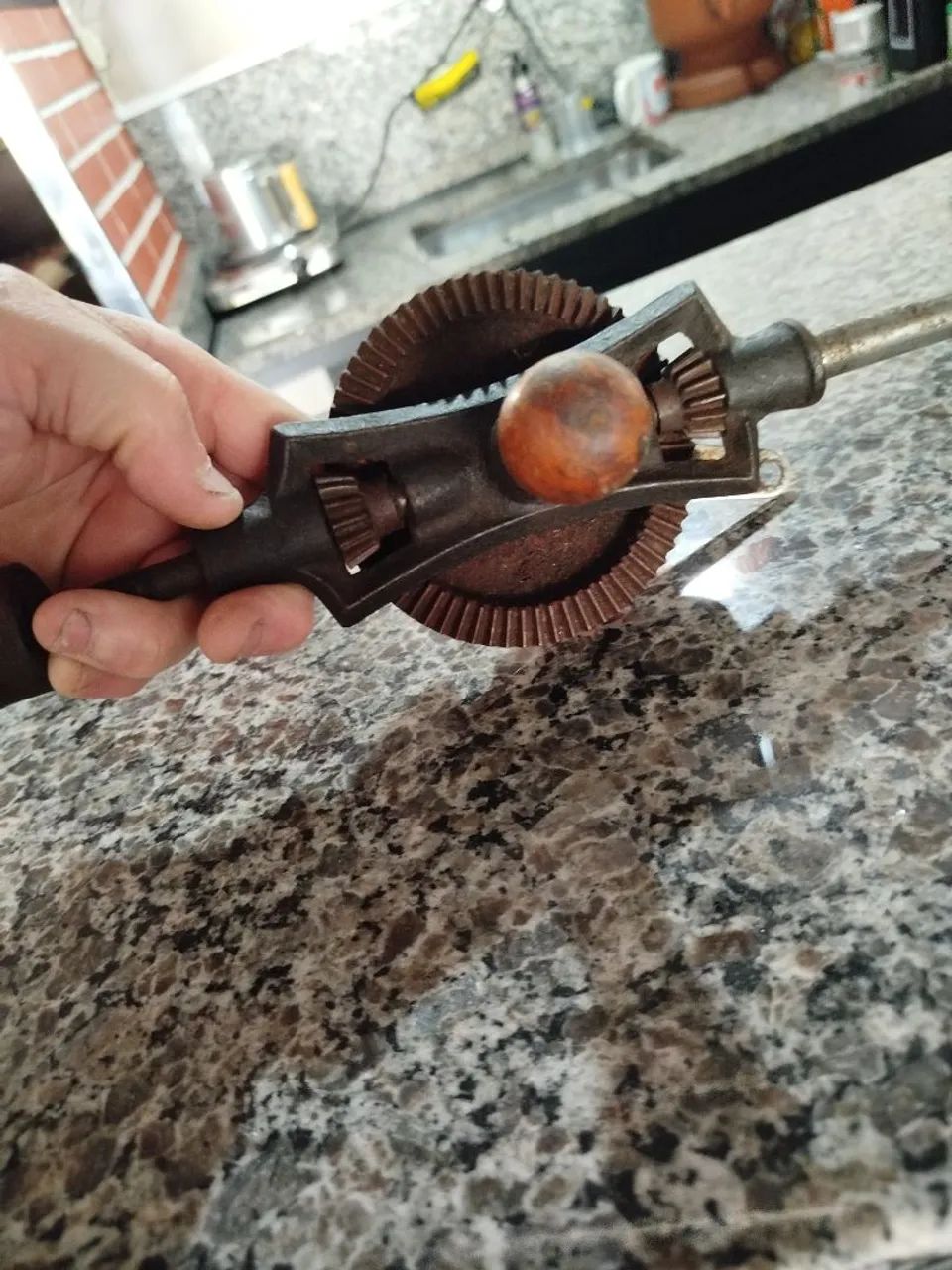 Furadeira manual de peito antigo  - Foto 4