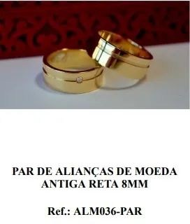 Alianças de Moedas Antigas - Entrego - Foto 4