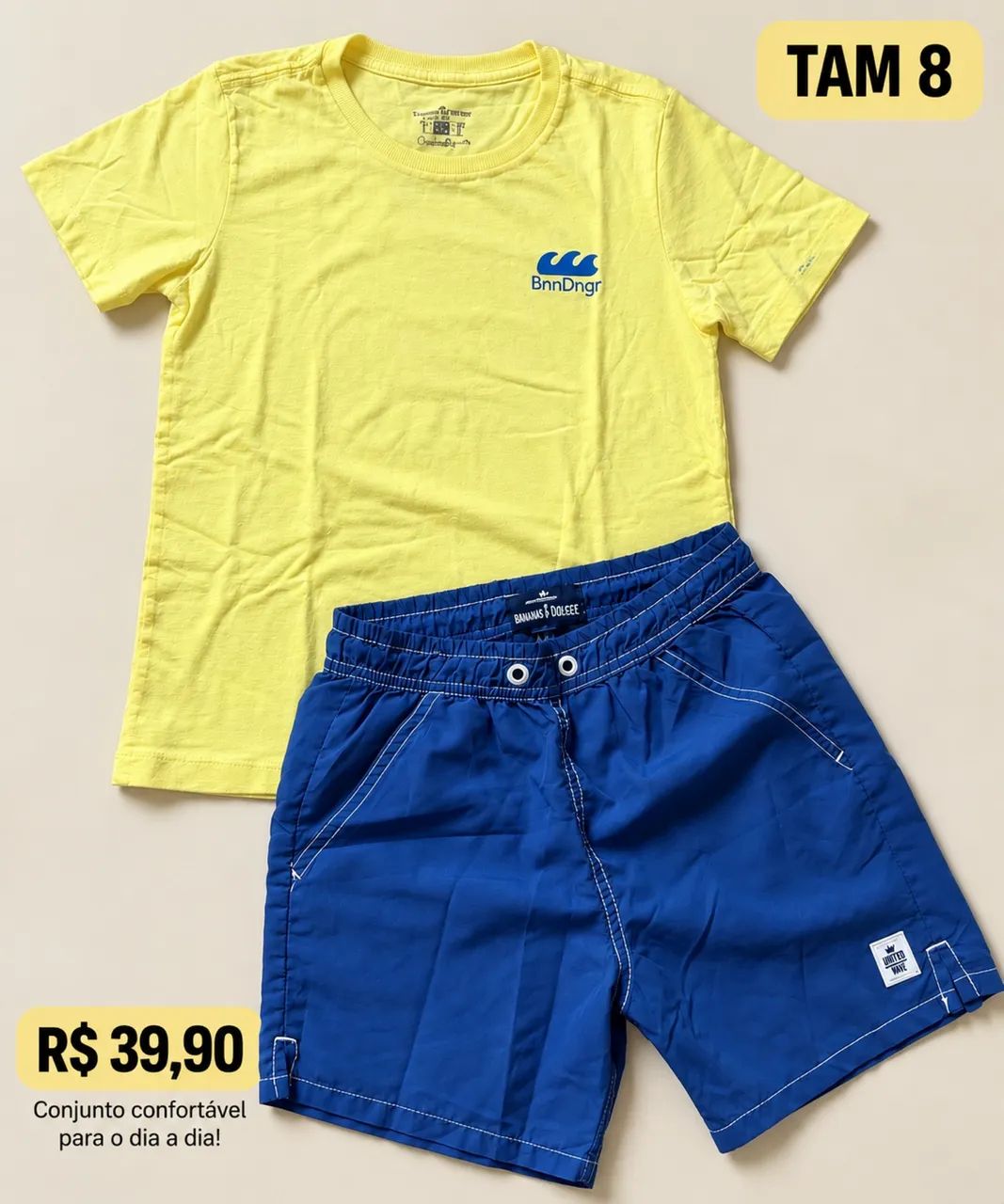 Lote de roupas usadas de menino TAM 8 e 10  - Foto 3