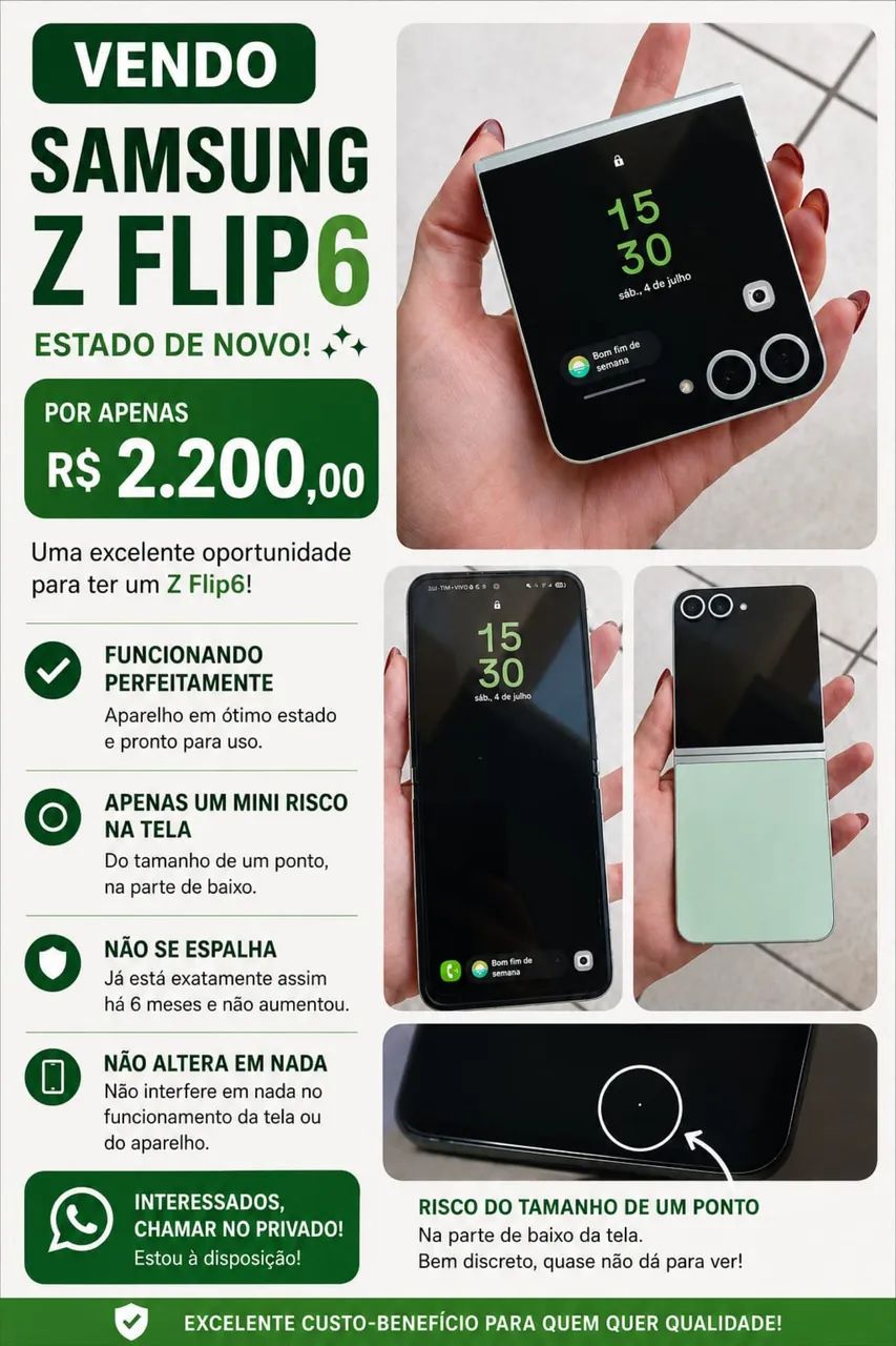 Sansung flip z 6 