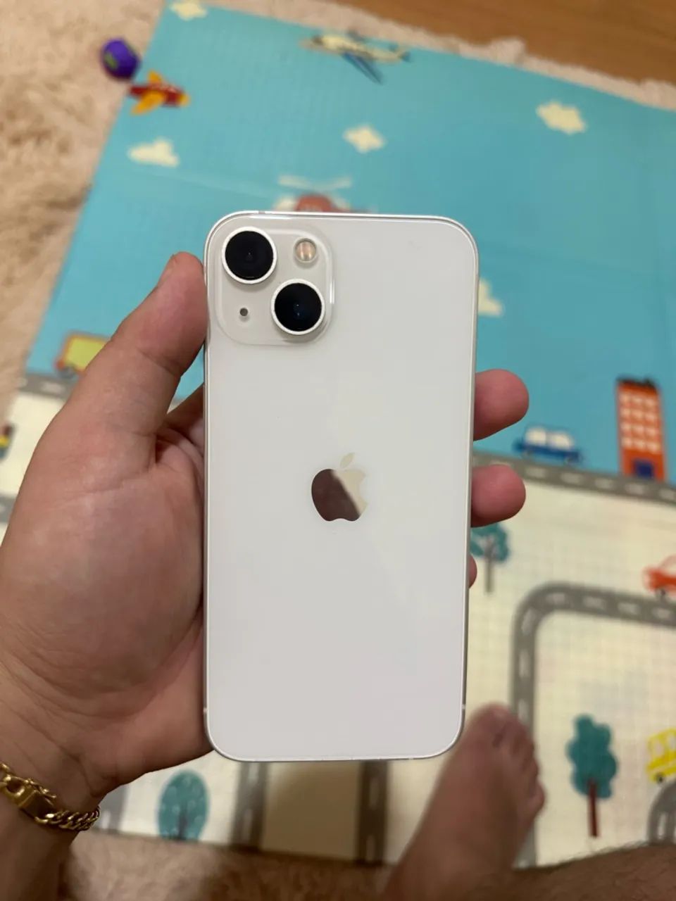 iPhone 13, branco, 128 gb - todo original 