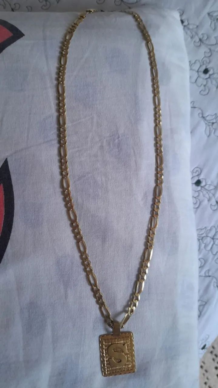 Cordão prata banhado ouro  - Foto 2