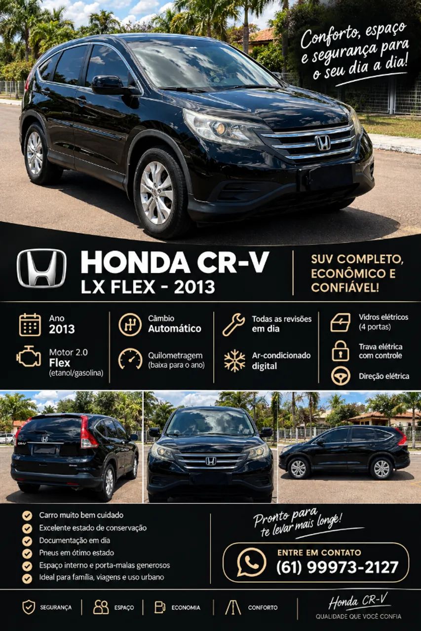 Honda Cr-V 2.0 16V AUT. 2013