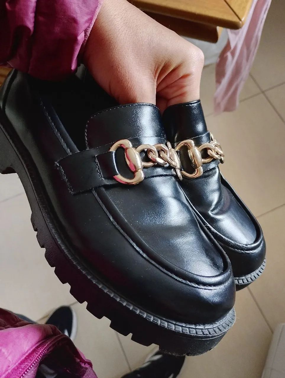 Mocassim Zara 34 - Foto 2
