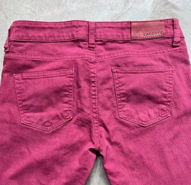 Calça Vinho Feminina Lacoste Manequim 38 - Foto 3