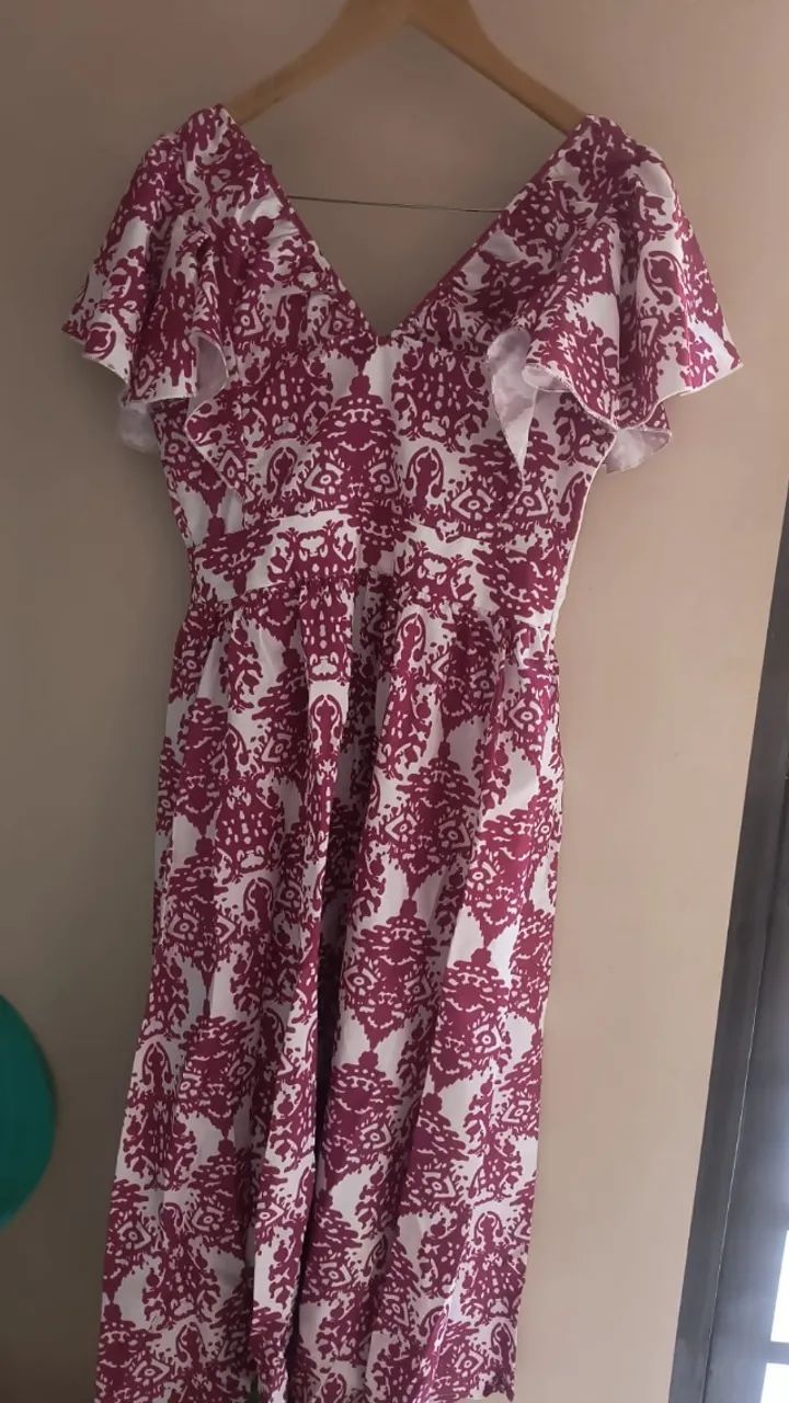 vestido branco e pink