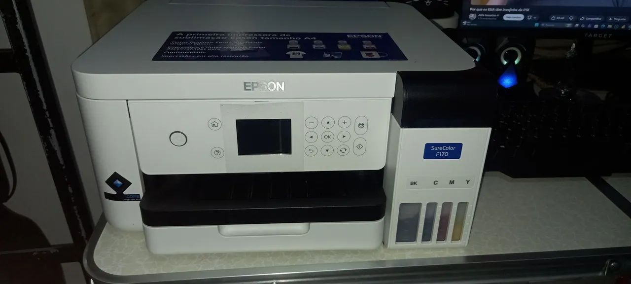 Kit Sublimação Completo Epson F170 + Prensas (Camiseta e Caneca) - Semi novo - Foto 4