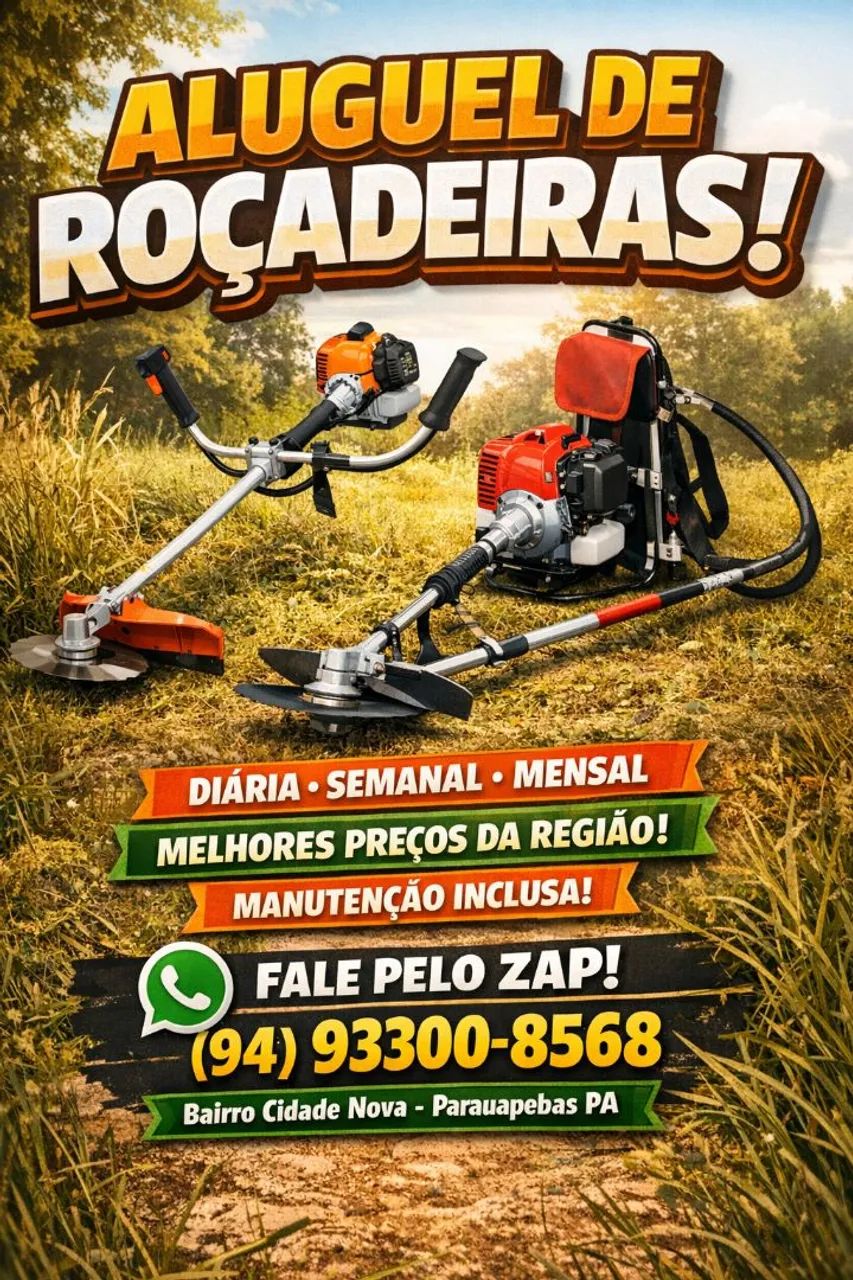 Aluga-se Roçadeiras