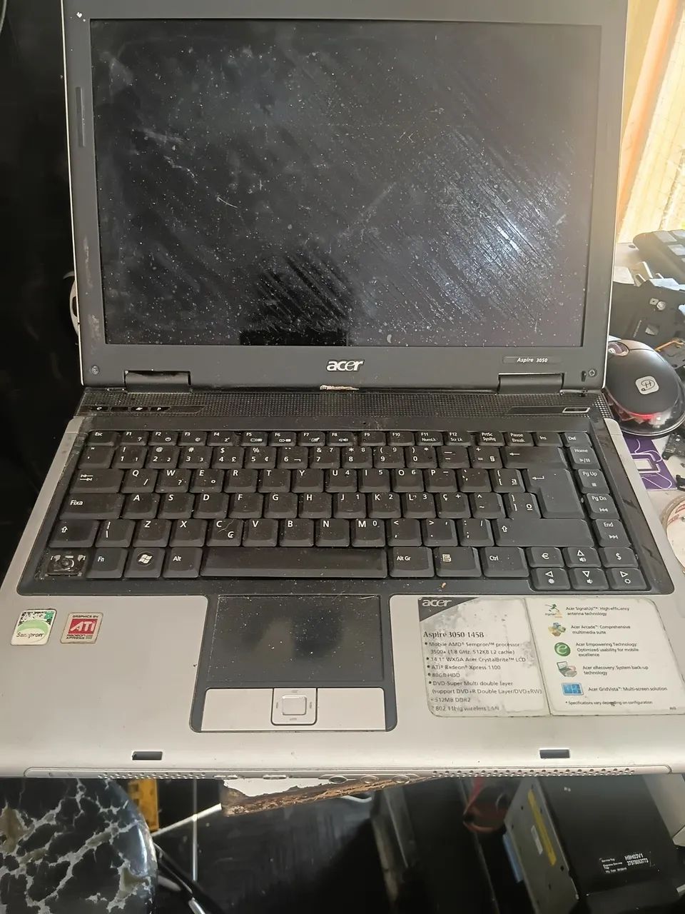 Notebook Acer aspire 3050....zr3
