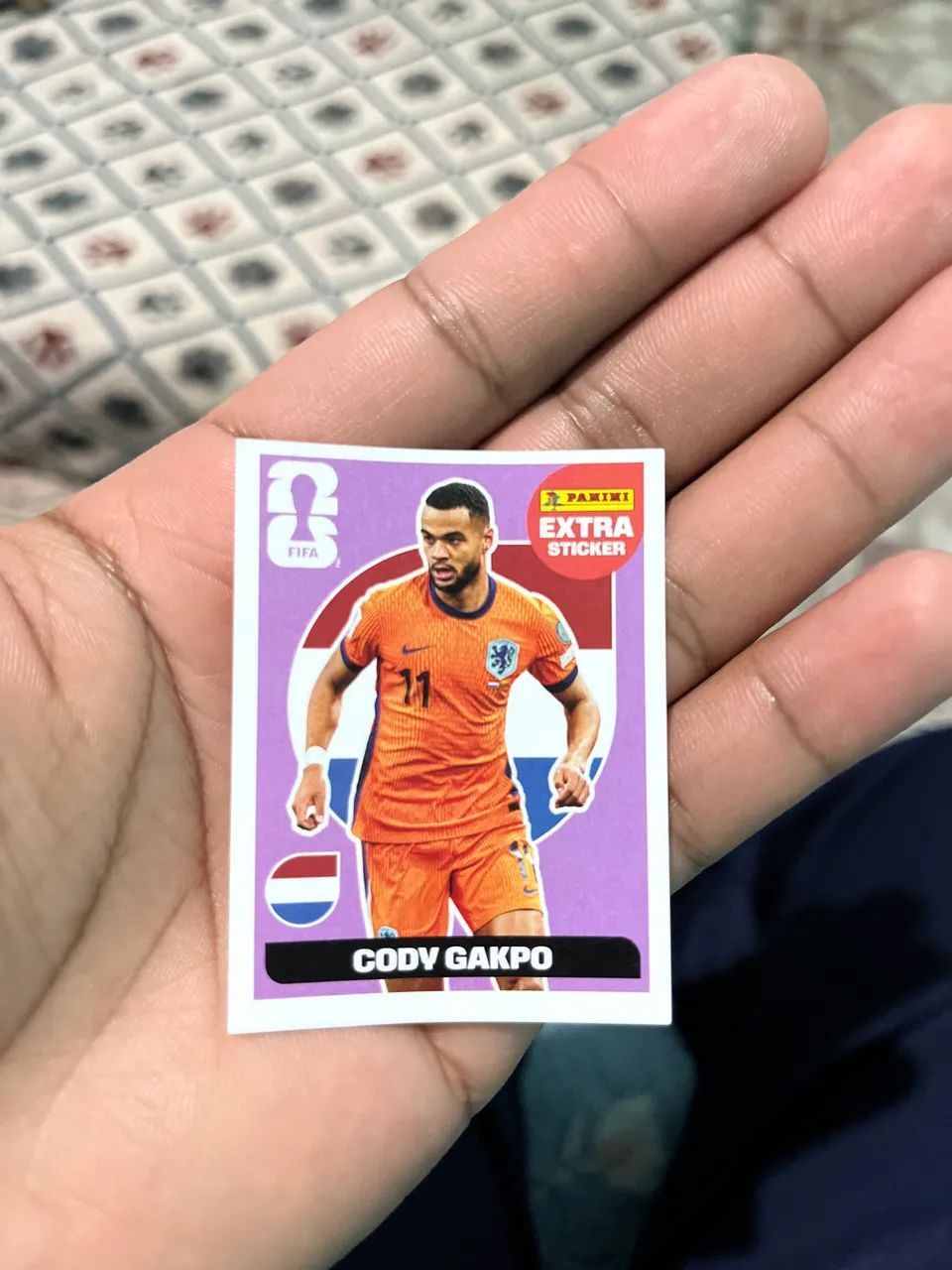 Vendo carta Extra sticker 