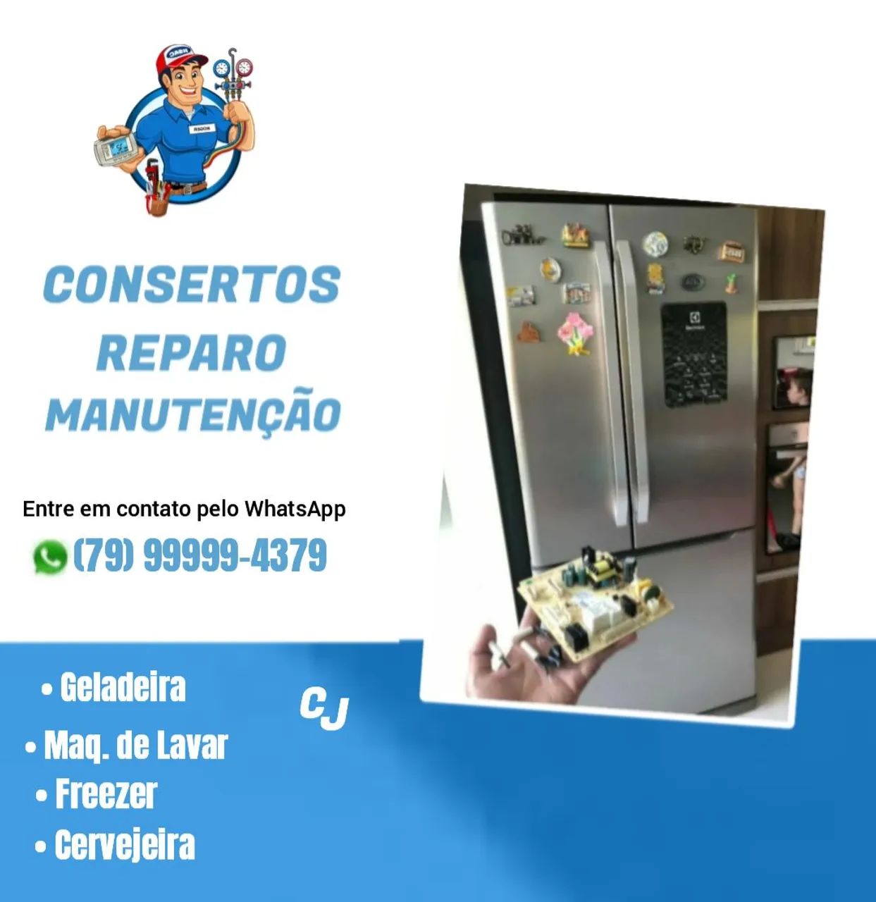 Conserto Geladeira Freezer 