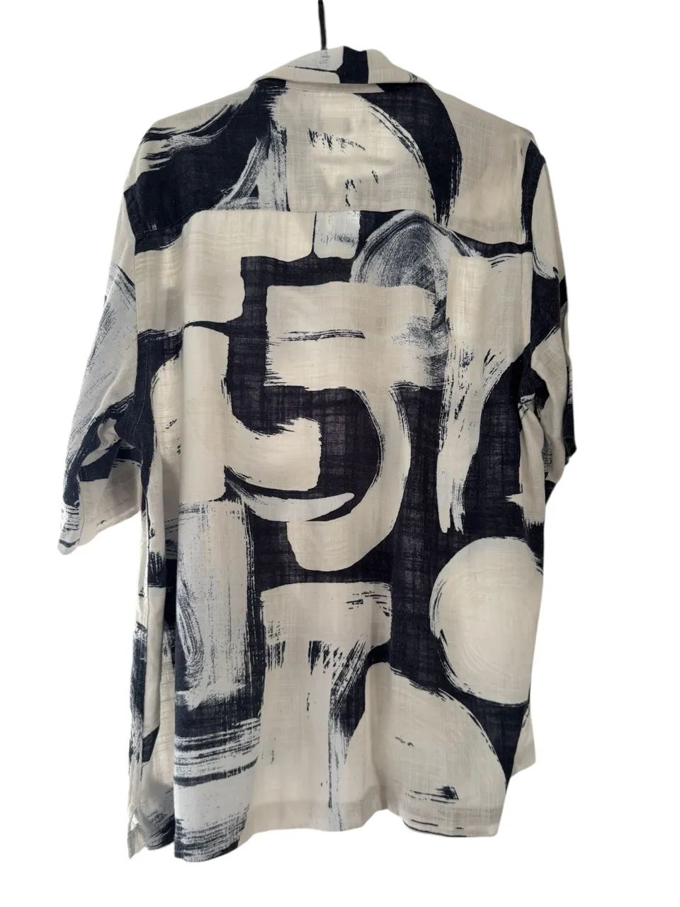 Camisa estampa de linho Zara  - Foto 3