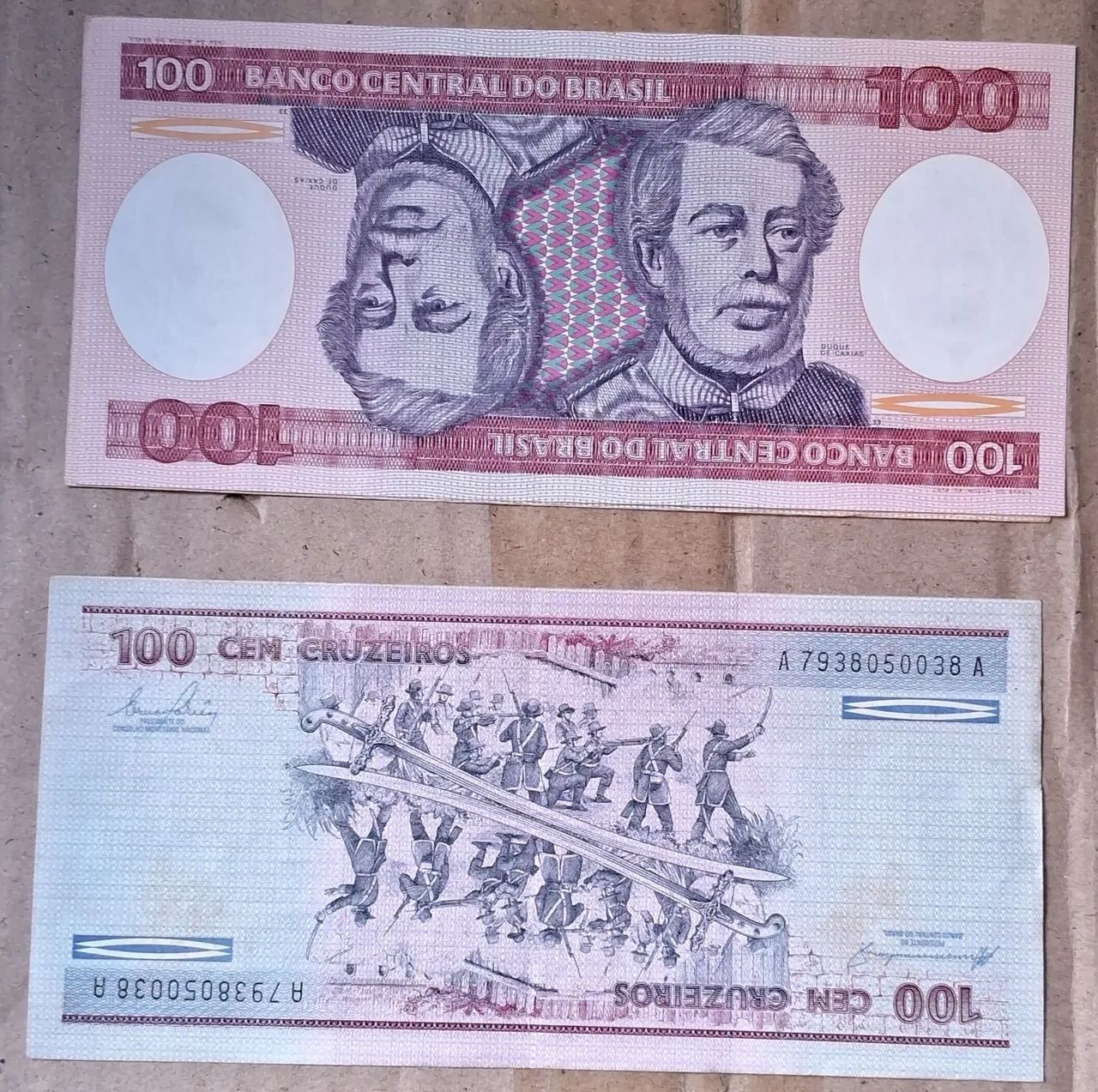 CÉDULA DE 100 CRUZEIROS FE