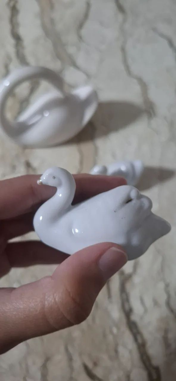 bibelô de cisne - Foto 4