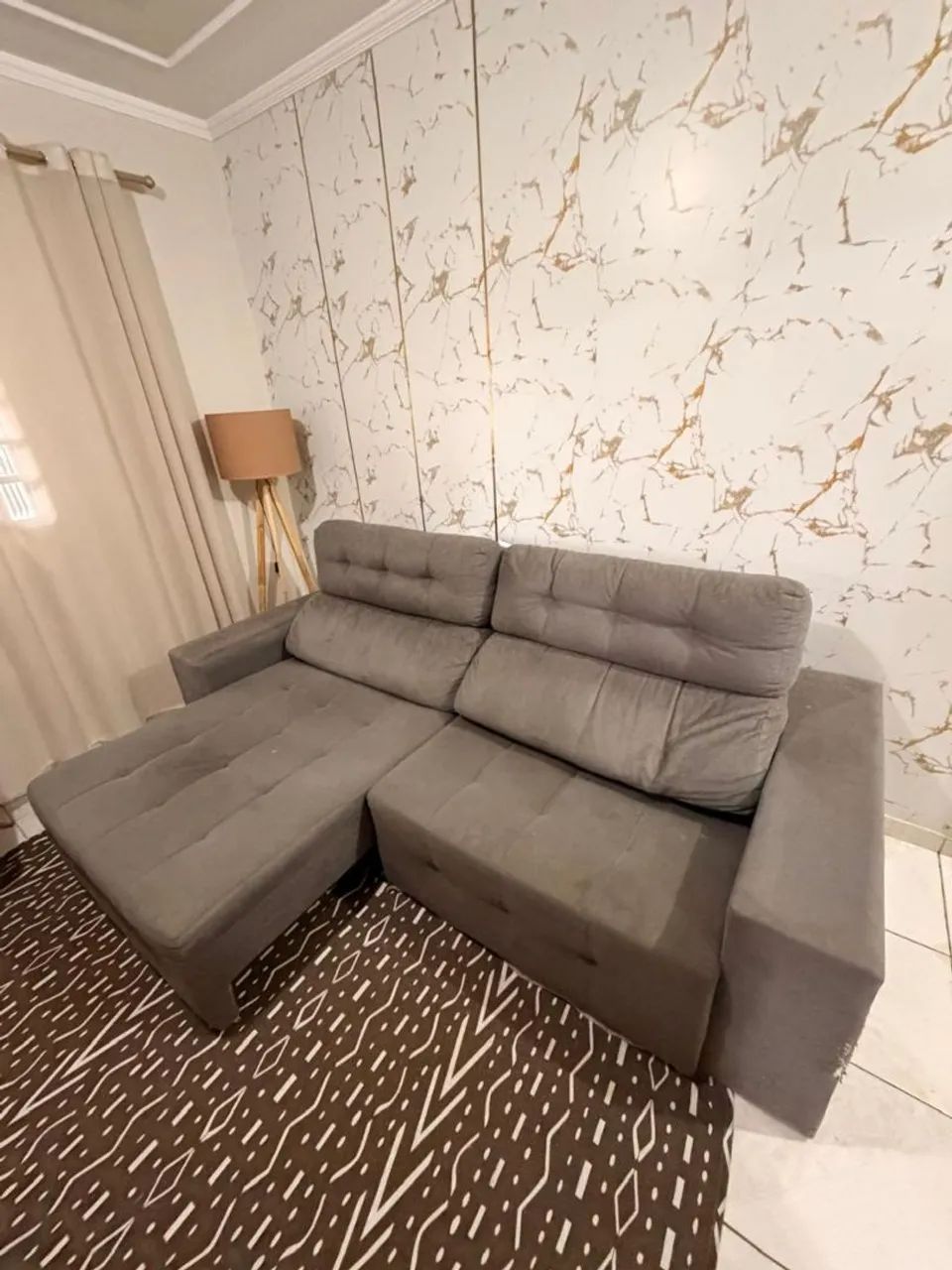 Sofá retrátil 4 pessoas - Foto 4