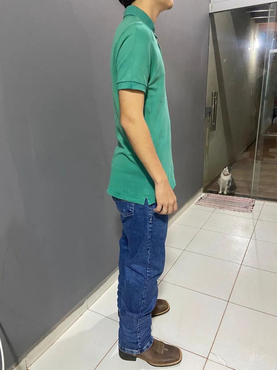 Camisa polo verde  - Foto 3